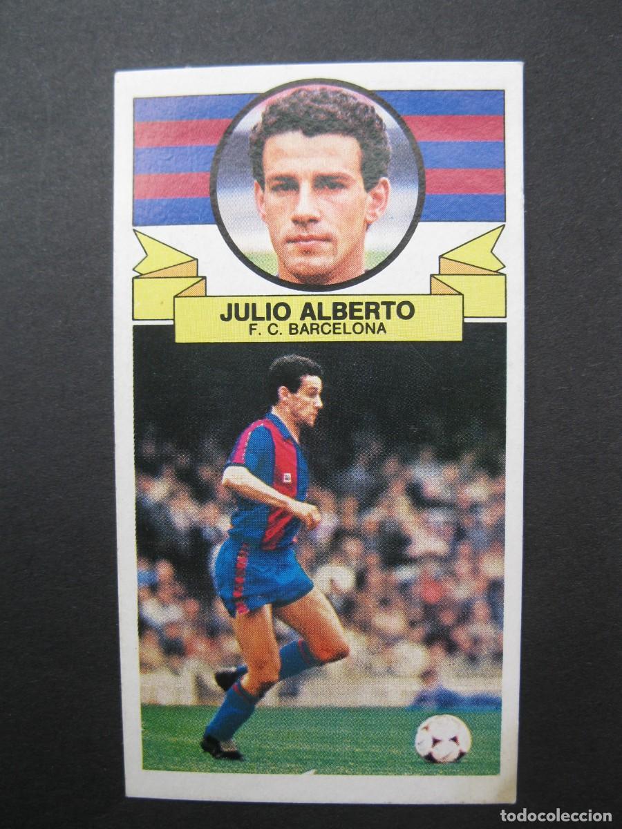 Cromos de f&uacute;tbol: JULIO ALBERTO (F.C. BARCELONA) - CAMPEONATO DE LIGA 85/86 - EDICIONES ESTE.