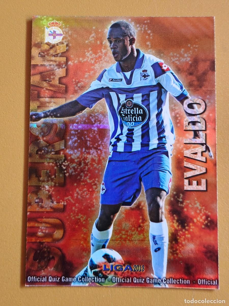 Cromos de f&uacute;tbol: evaldo, liga 2013 superstar