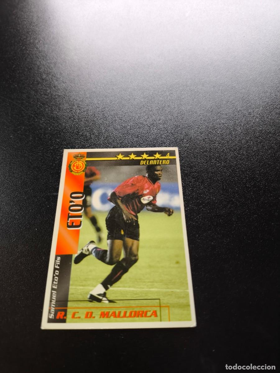 Cromos de f&uacute;tbol: Eto'o MALLORCA FUTBOL MATCH TOTAL LIGA 2002 2003 02 03 NO PANINI ESTE ADRENALYN