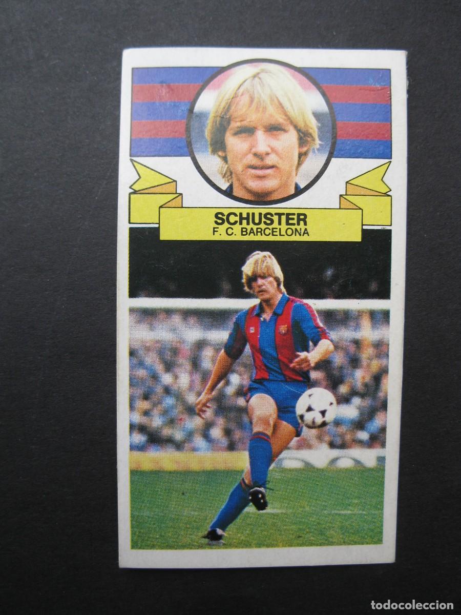 Cromos de f&uacute;tbol: SCHUSTER (F.C. BARCELONA) - CAMPEONATO DE LIGA 85/86 - EDICIONES ESTE.
