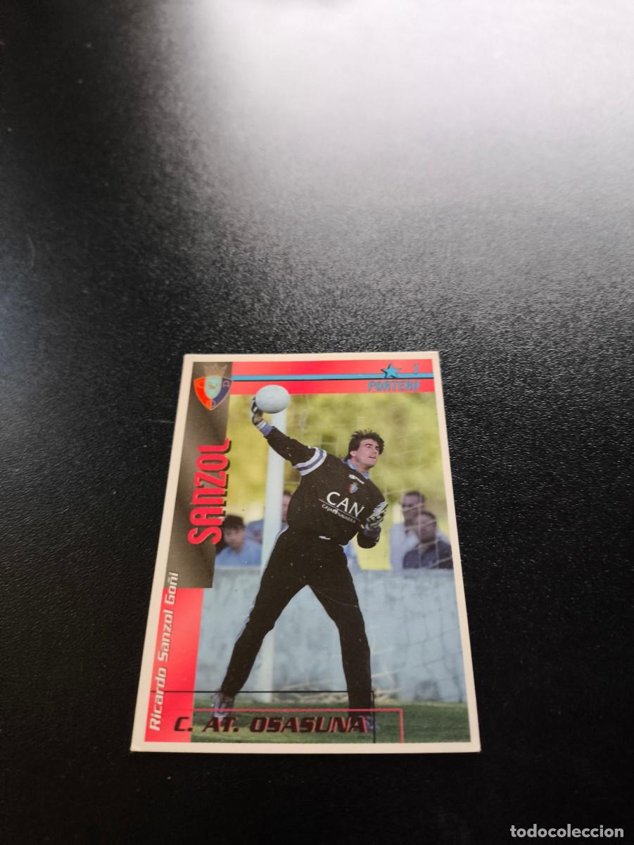 Cromos de f&uacute;tbol: Sanzol OSASUNA FUTBOL MATCH TOTAL LIGA 2002 2003 02 03 NO PANINI ESTE ADRENALYN