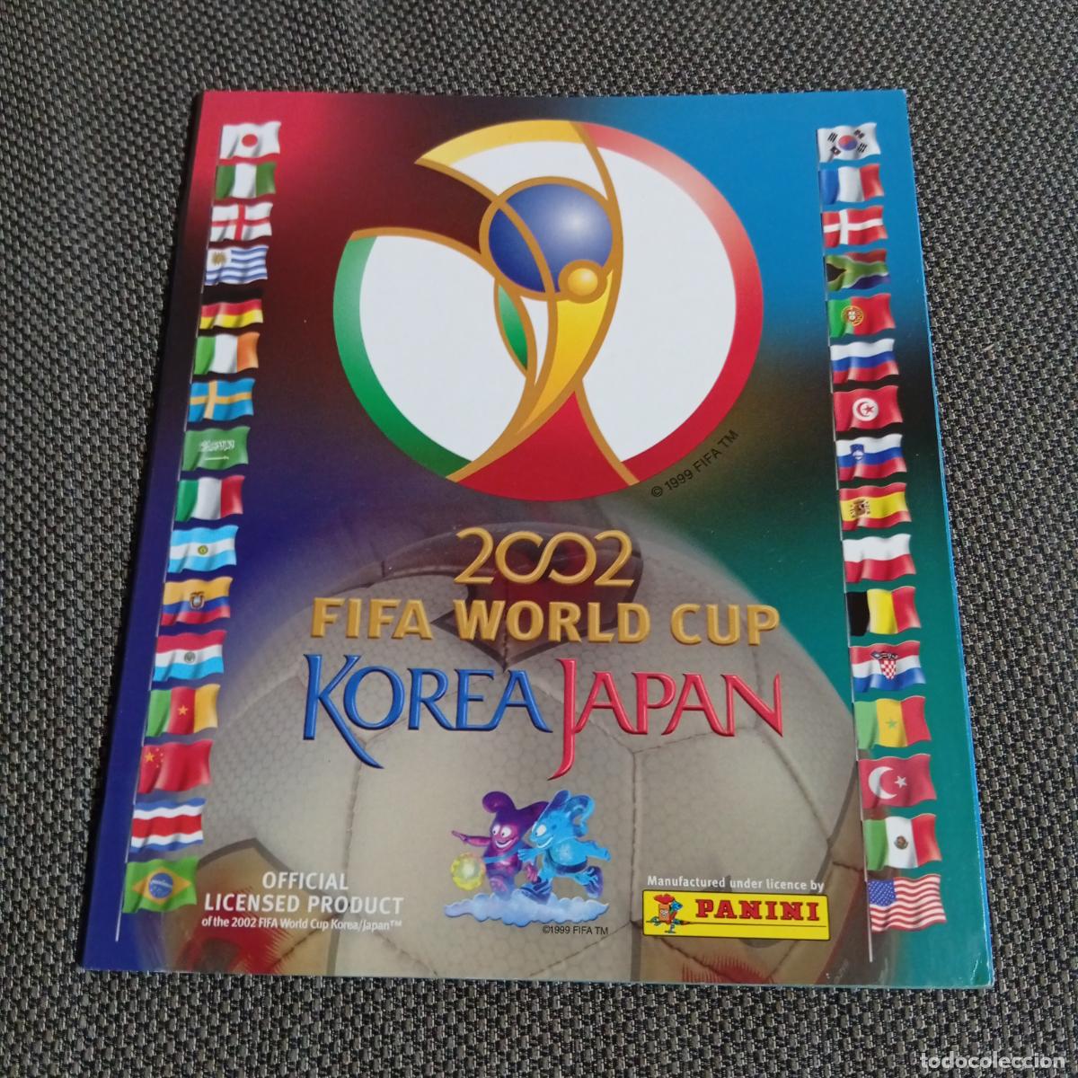 Cromos de f&uacute;tbol: ALBUM PANINI 2002 MUNDIAL KOREA JAPON FUTBOL 02 CROMO - VACIO SIN CROMOS PEGADOS