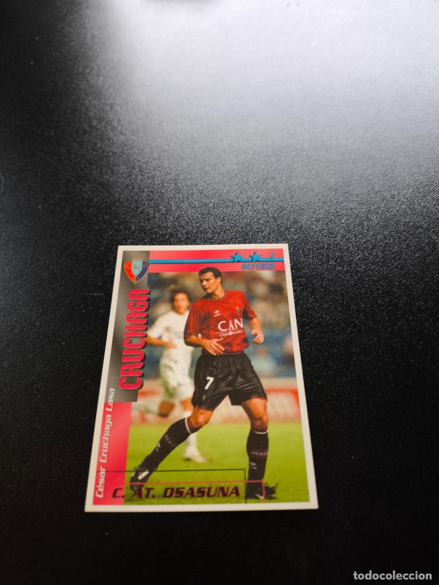 Cromos de f&uacute;tbol: Cruchaga OSASUNA FUTBOL MATCH TOTAL LIGA 2002 2003 02 03 NO PANINI ESTE ADRENALYN