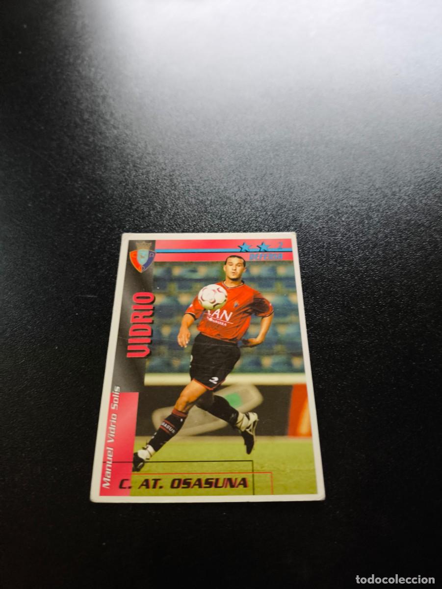 Cromos de f&uacute;tbol: Vidrio OSASUNA FUTBOL MATCH TOTAL LIGA 2002 2003 02 03 NO PANINI ESTE ADRENALYN