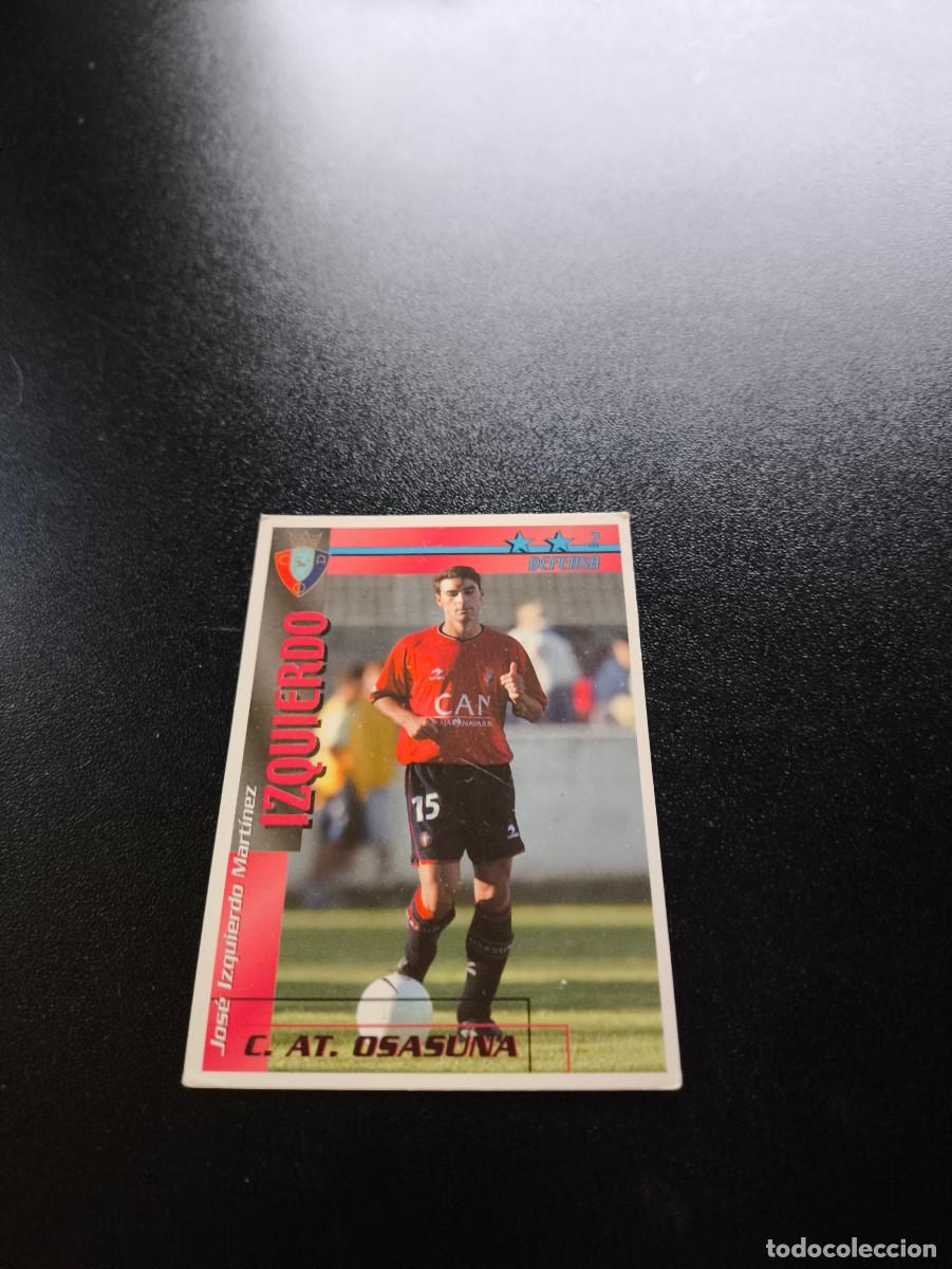 Cromos de f&uacute;tbol: Izquierdo OSASUNA FUTBOL MATCH TOTAL LIGA 2002 2003 02 03 NO PANINI ESTE ADRENALYN