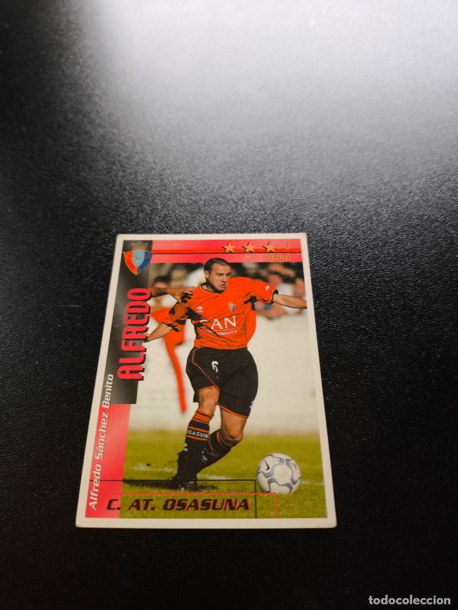 Cromos de f&uacute;tbol: Alfredo OSASUNA FUTBOL MATCH TOTAL LIGA 2002 2003 02 03 NO PANINI ESTE ADRENALYN