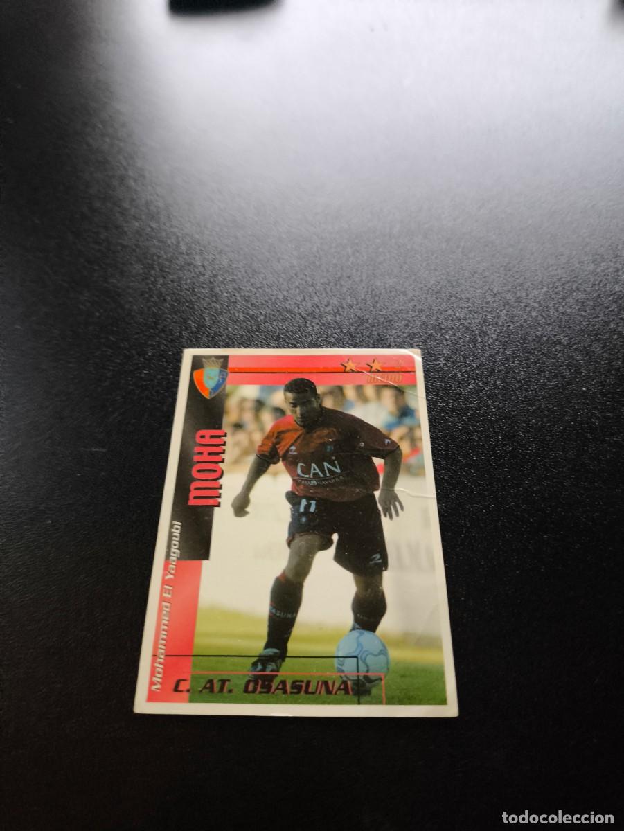 Cromos de f&uacute;tbol: Moha OSASUNA FUTBOL MATCH TOTAL LIGA 2002 2003 02 03 NO PANINI ESTE ADRENALYN