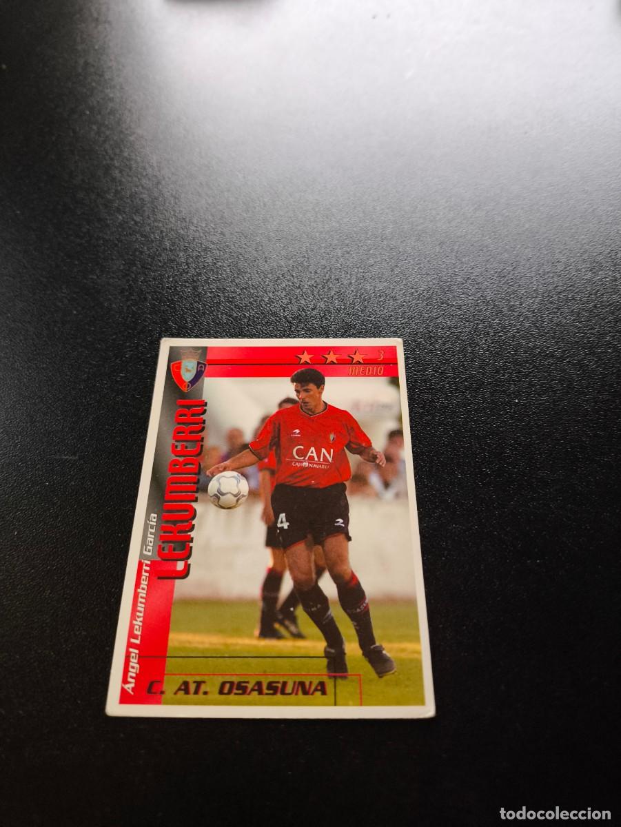 Cromos de f&uacute;tbol: Lekumberri OSASUNA FUTBOL MATCH TOTAL LIGA 2002 2003 02 03 NO PANINI ESTE ADRENALYN