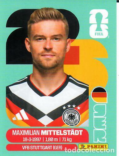 Cromos de f&uacute;tbol: CROMO PANINI MUNDIAL WORLD CUP 2026 - GER9 GER 9 - MITTELST&Auml;DT - ALEMANIA