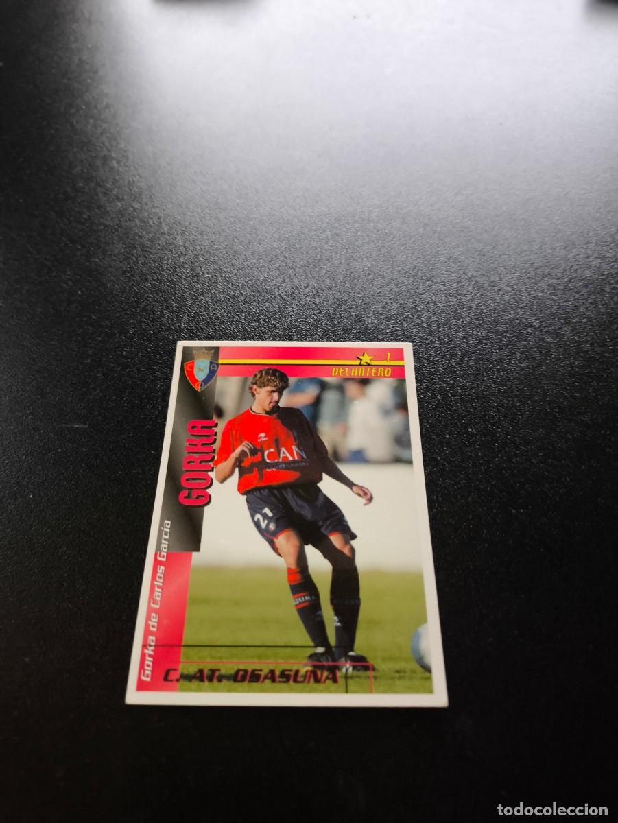 Cromos de f&uacute;tbol: Gorka OSASUNA FUTBOL MATCH TOTAL LIGA 2002 2003 02 03 NO PANINI ESTE ADRENALYN