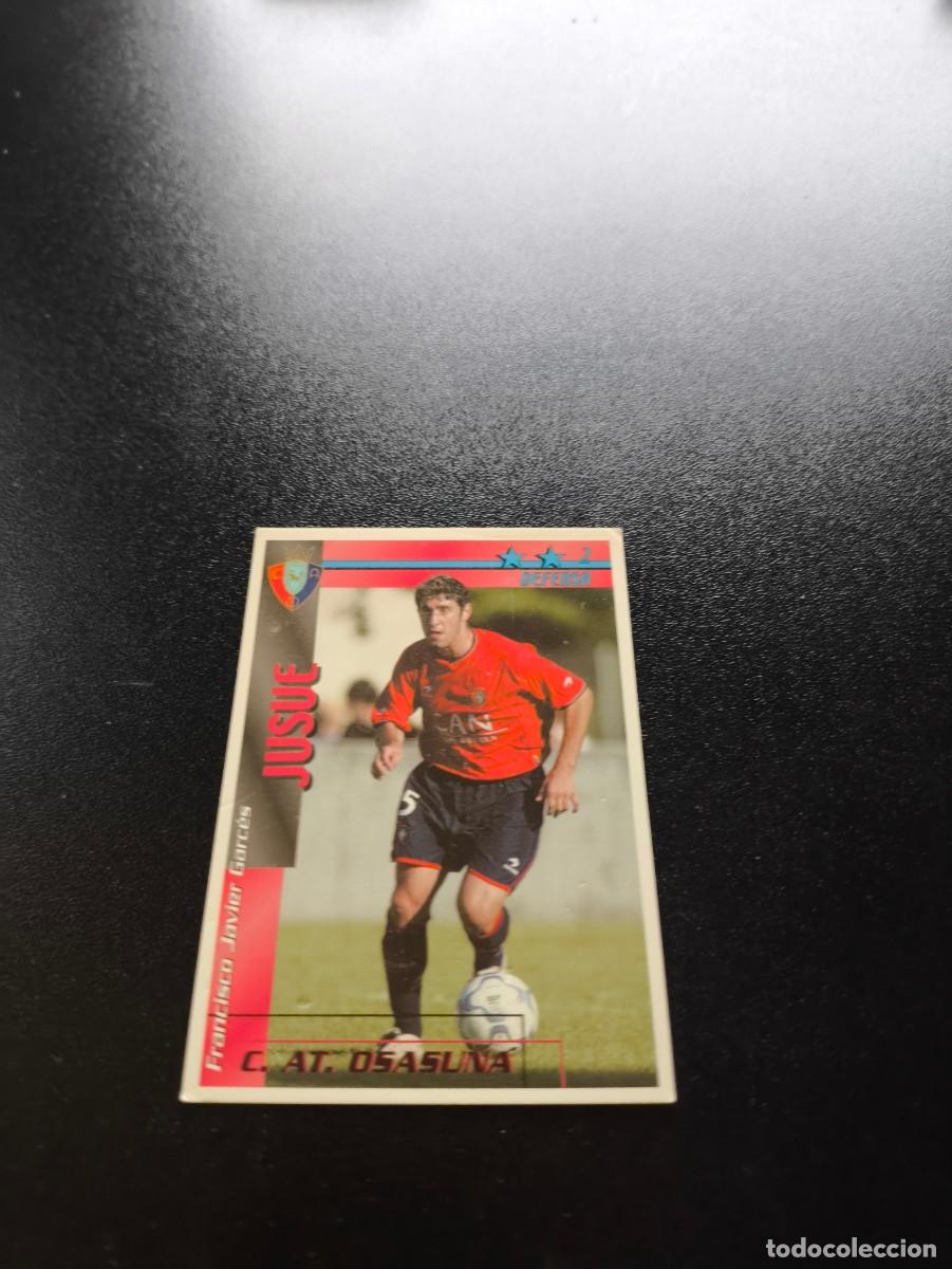Cromos de f&uacute;tbol: Jusue OSASUNA FUTBOL MATCH TOTAL LIGA 2002 2003 02 03 NO PANINI ESTE ADRENALYN