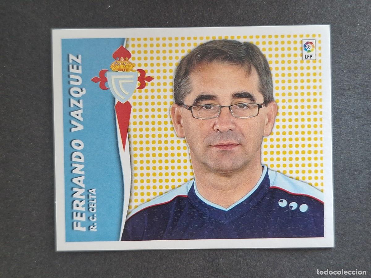 Cromos de f&uacute;tbol: L6 FERNANDO VAZQUEZ ENTRENADOR CELTA DE VIGO LIGA ESTE 2006 2007 06 07 NUNCA PEGADO SIN PEGAR