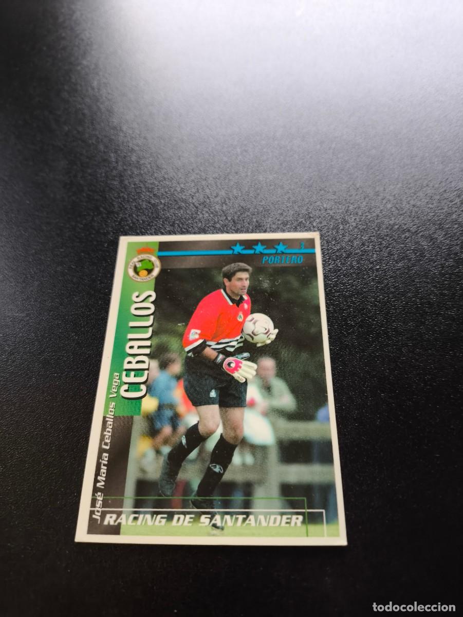 Cromos de f&uacute;tbol: Ceballos RACING DE SANTANDER FUTBOL MATCH TOTAL LIGA 2002 2003 02 03 NO PANINI ESTE ADRENALYN