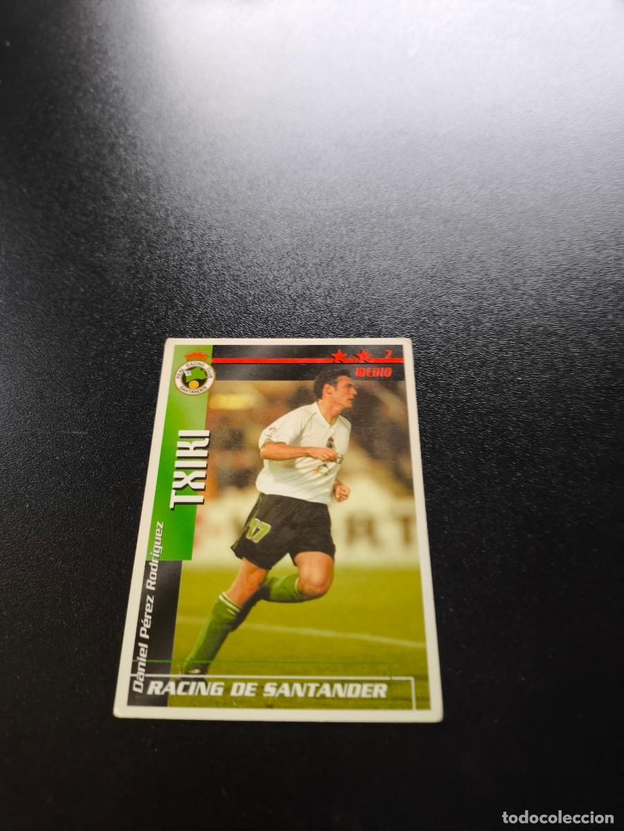 Cromos de f&uacute;tbol: Txiki RACING DE SANTANDER FUTBOL MATCH TOTAL LIGA 2002 2003 02 03 NO PANINI ESTE ADRENALYN