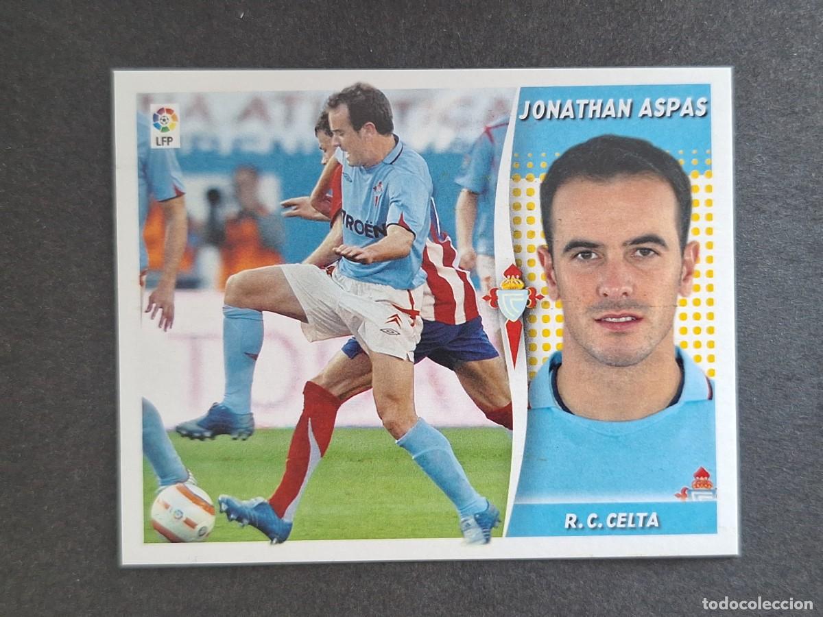 Cartes &agrave; collectionner de Football: L6 JONATHAN ASPAS CELTA DE VIGO LIGA ESTE 2006 2007 06 07 NUNCA PEGADO SIN PEGAR