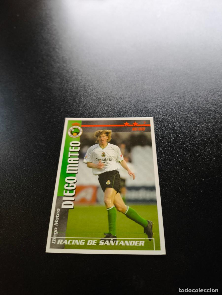 Cartes &agrave; collectionner de Football: Diego Mateo RACING DE SANTANDER FUTBOL MATCH TOTAL LIGA 2002 2003 02 03 NO PANINI ESTE ADRENALYN