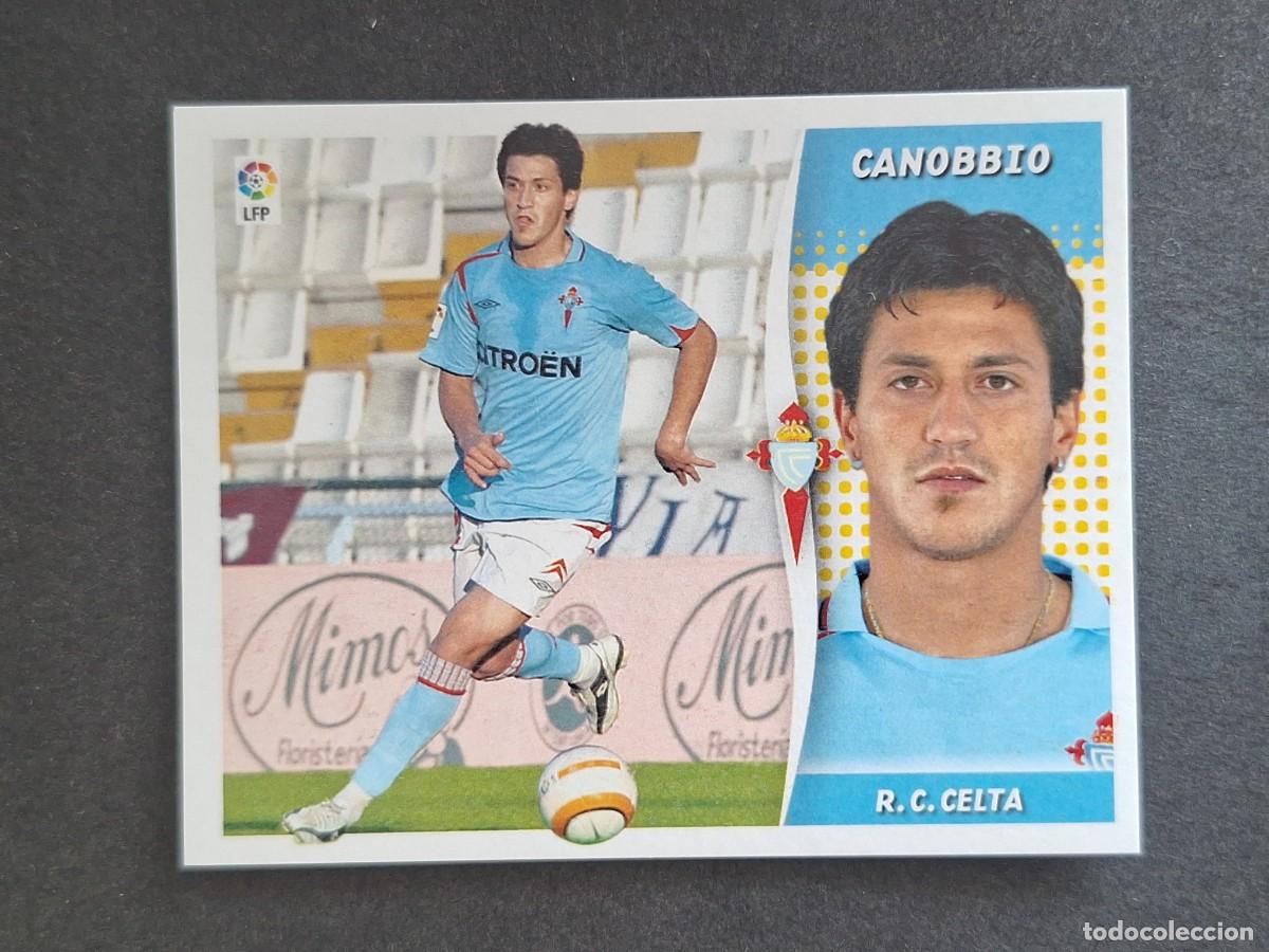 Cartes &agrave; collectionner de Football: L6 CANOBBIO CELTA DE VIGO LIGA ESTE 2006 2007 06 07 NUNCA PEGADO SIN PEGAR