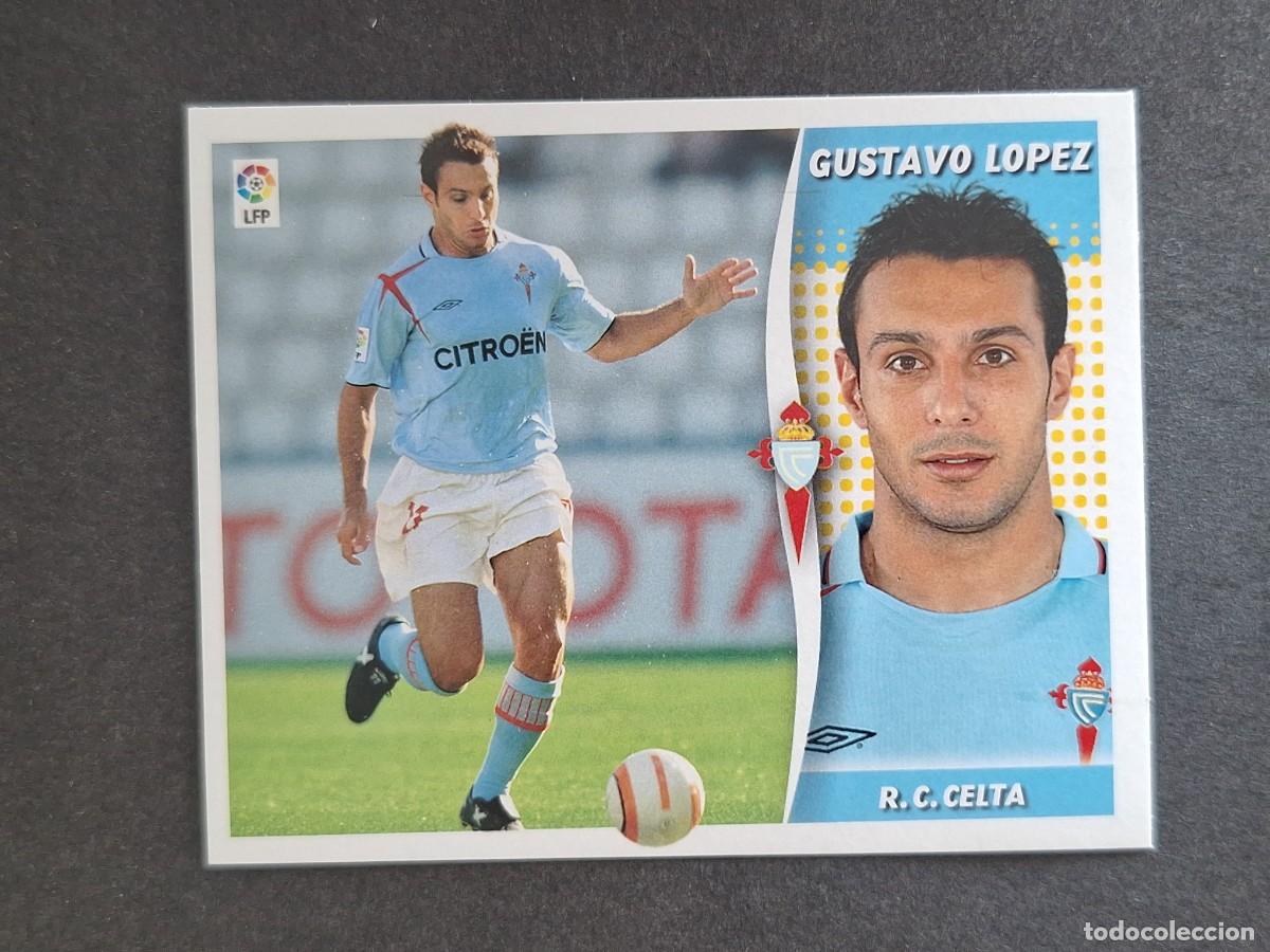 Cartes &agrave; collectionner de Football: L6 GUSTAVO LOPEZ CELTA DE VIGO LIGA ESTE 2006 2007 06 07 NUNCA PEGADO SIN PEGAR