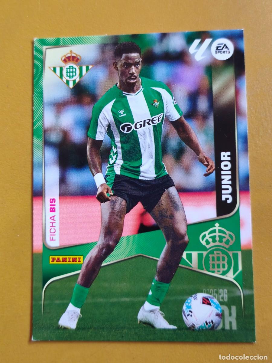 Cromos de f&uacute;tbol: junior, 2025 26 ficha bis