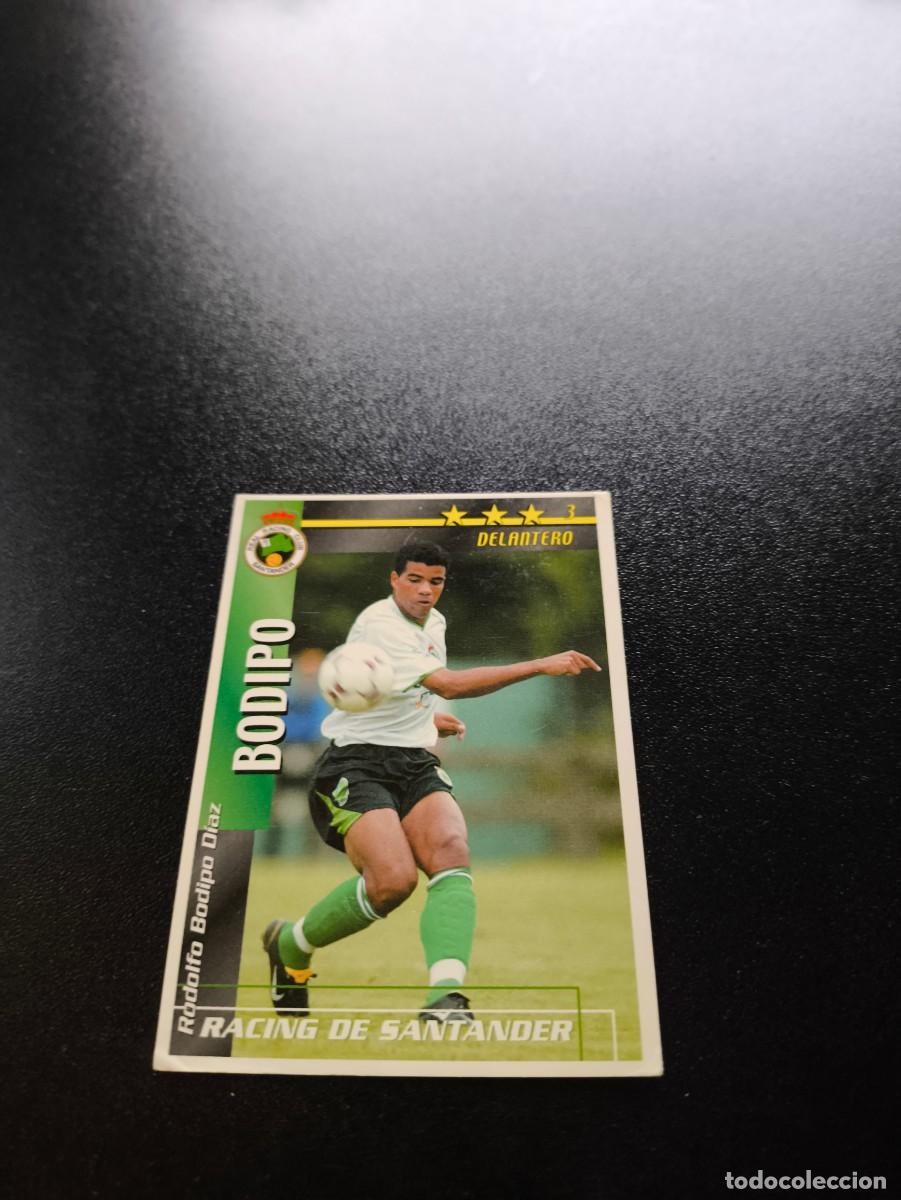Cromos de f&uacute;tbol: Bodipo RACING DE SANTANDER FUTBOL MATCH TOTAL LIGA 2002 2003 02 03 NO PANINI ESTE ADRENALYN