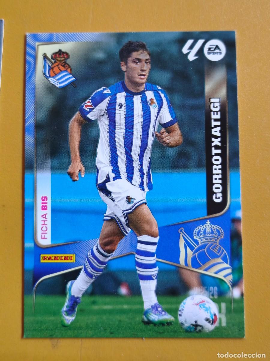 Cromos de f&uacute;tbol: gorrotxategi, 2025 26 ficha bis