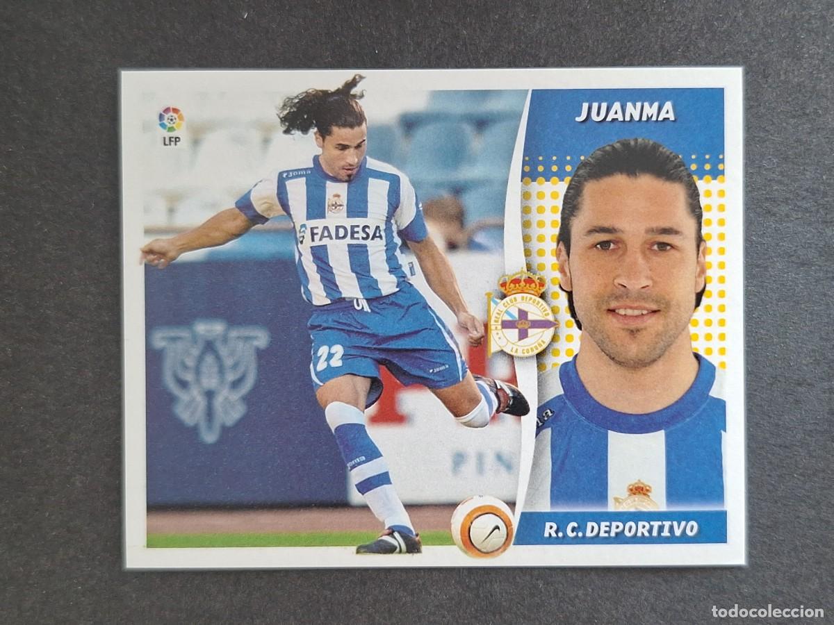 Cromos de f&uacute;tbol: L6 JUANMA DEPORTIVO DE LA CORU&Ntilde;A LIGA ESTE 2006 2007 06 07 NUNCA PEGADO SIN PEGAR