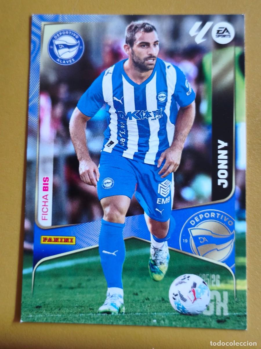 Cromos de f&uacute;tbol: jonny, 2025 26 ficha bis
