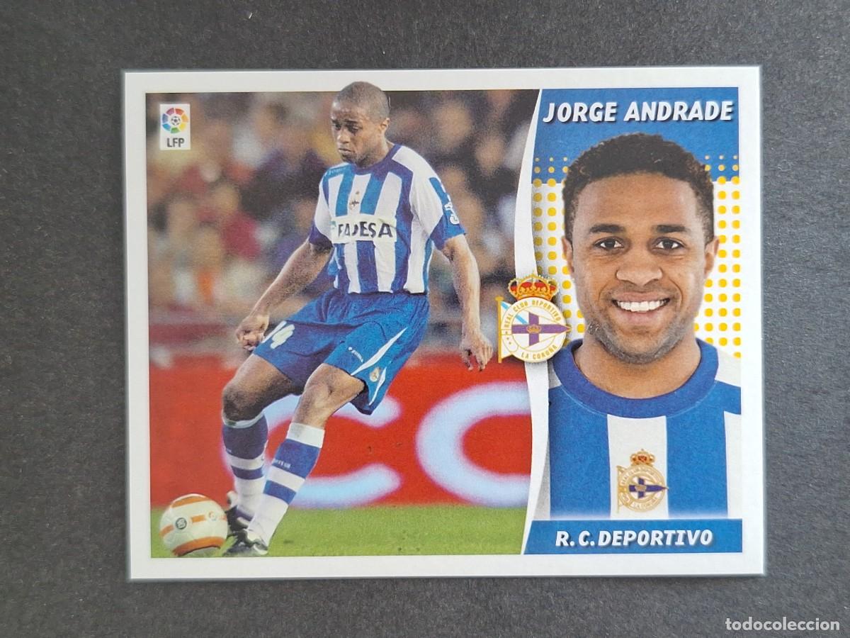 Cromos de f&uacute;tbol: L6 JORGE ANDRADE DEPORTIVO DE LA CORU&Ntilde;A LIGA ESTE 2006 2007 06 07 NUNCA PEGADO SIN PEGAR