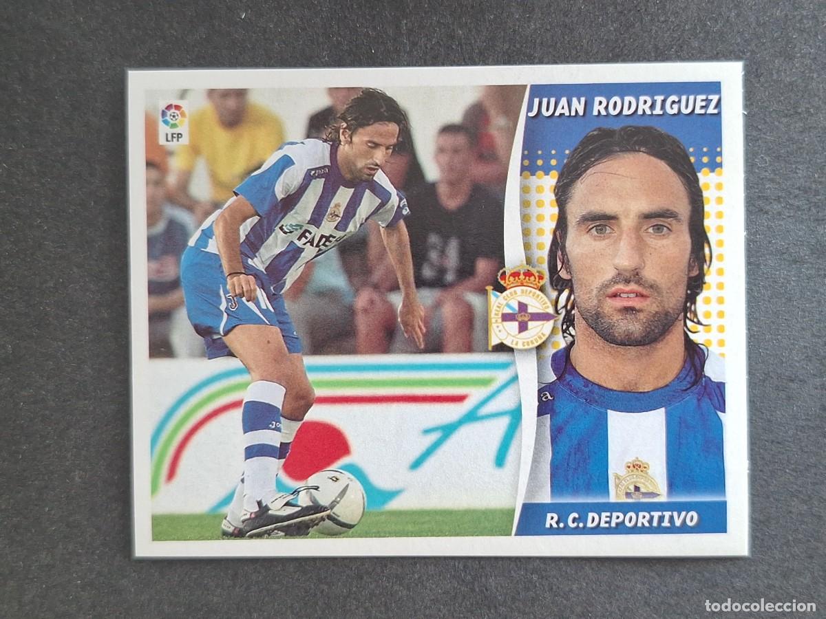 Cartes &agrave; collectionner de Football: L6 JUAN RODRIGUEZ DEPORTIVO DE LA CORU&Ntilde;A LIGA ESTE 2006 2007 06 07 NUNCA PEGADO SIN PEGAR