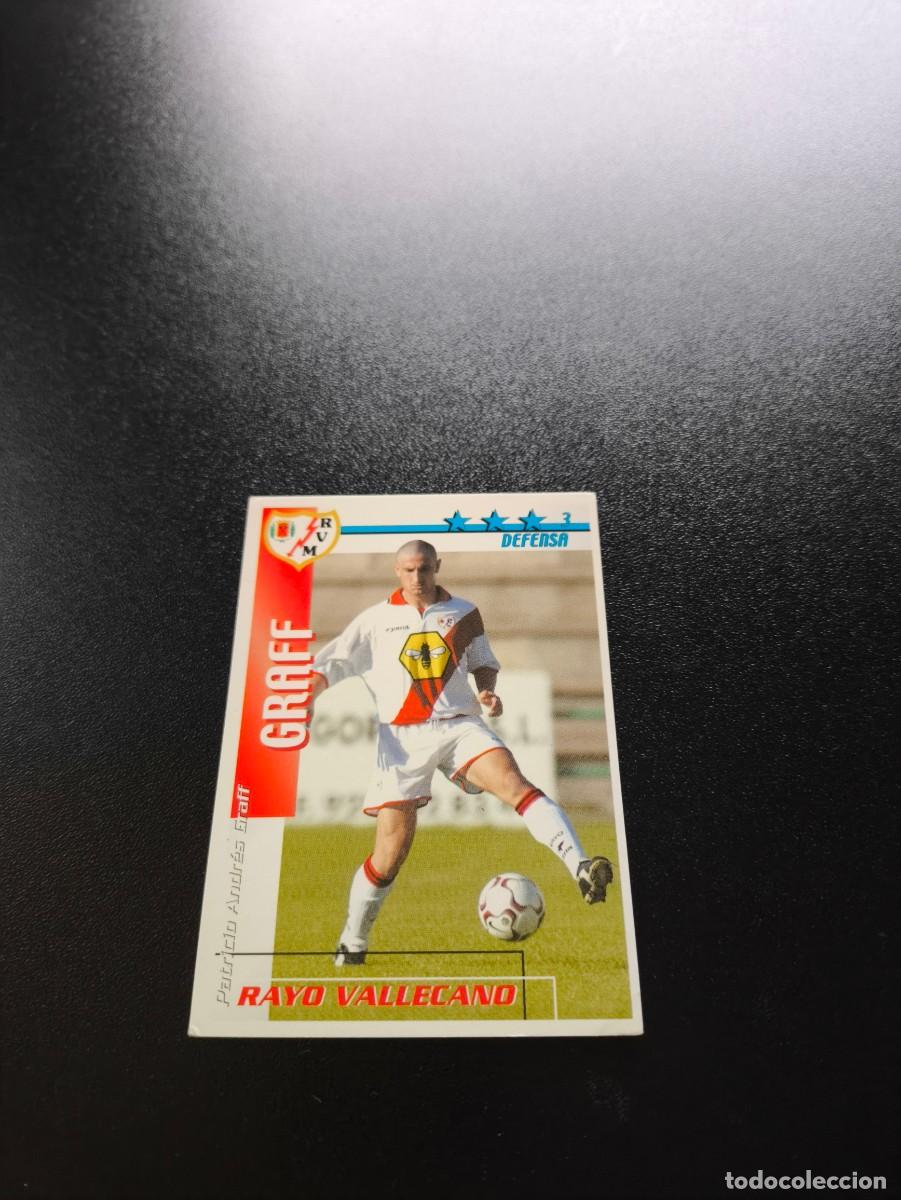 Cartes &agrave; collectionner de Football: Graff RAYO VALLECANO FUTBOL MATCH TOTAL LIGA 2002 2003 02 03 NO PANINI ESTE ADRENALYN
