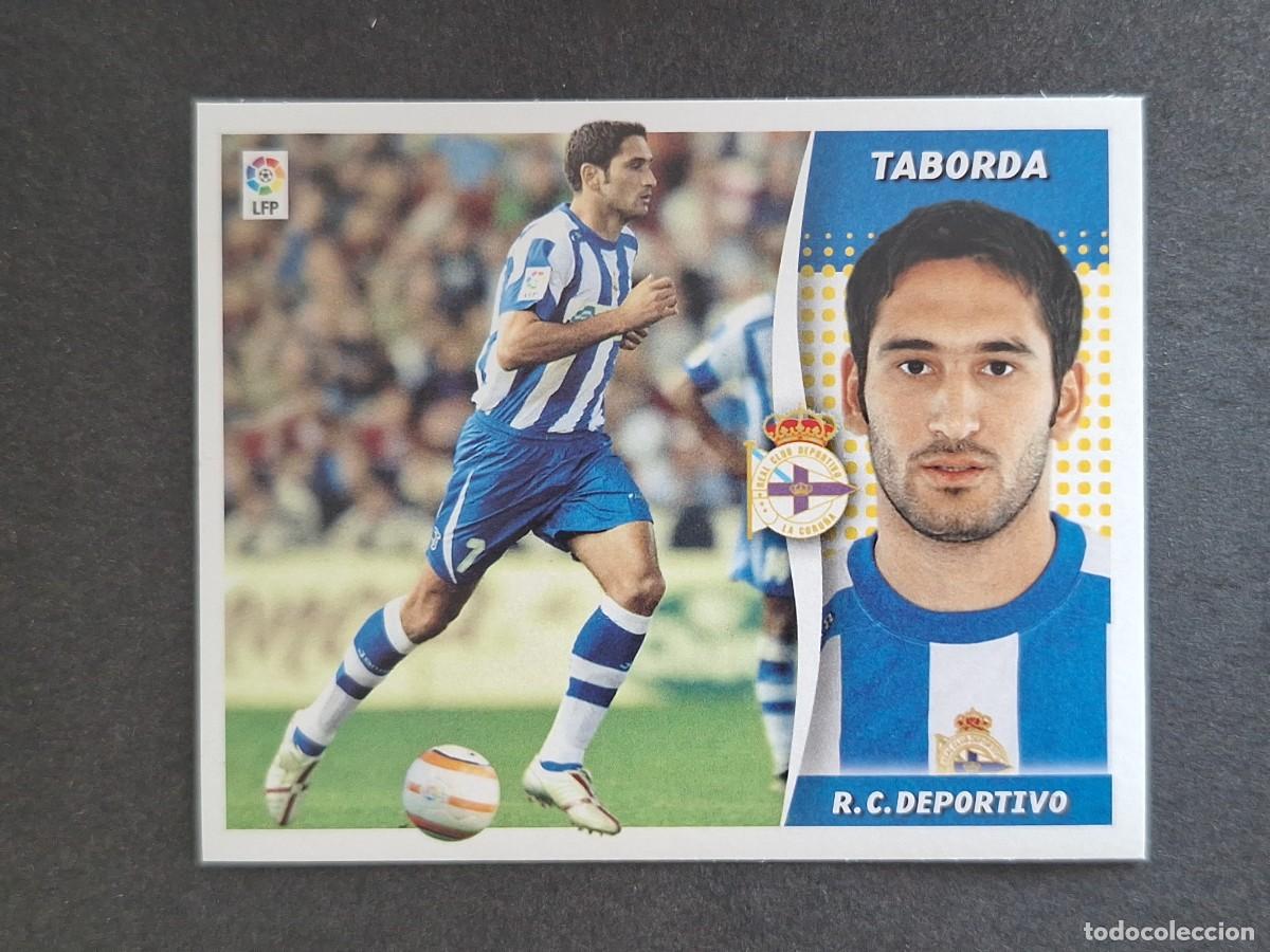 Figurine di Calcio: L6 TABORDA DEPORTIVO DE LA CORU&Ntilde;A LIGA ESTE 2006 2007 06 07 NUNCA PEGADO SIN PEGAR
