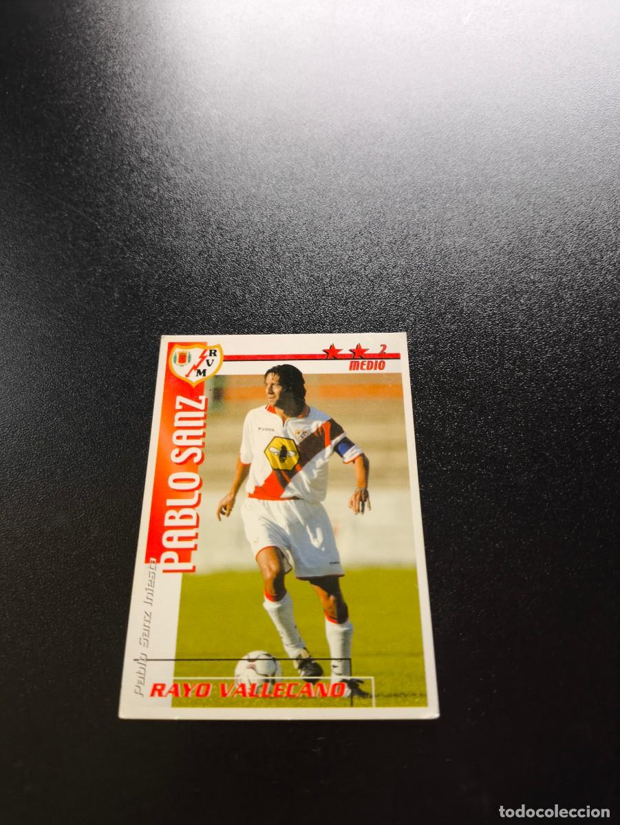 Cartes &agrave; collectionner de Football: Pablo Sanz RAYO VALLECANO FUTBOL MATCH TOTAL LIGA 2002 2003 02 03 NO PANINI ESTE ADRENALYN