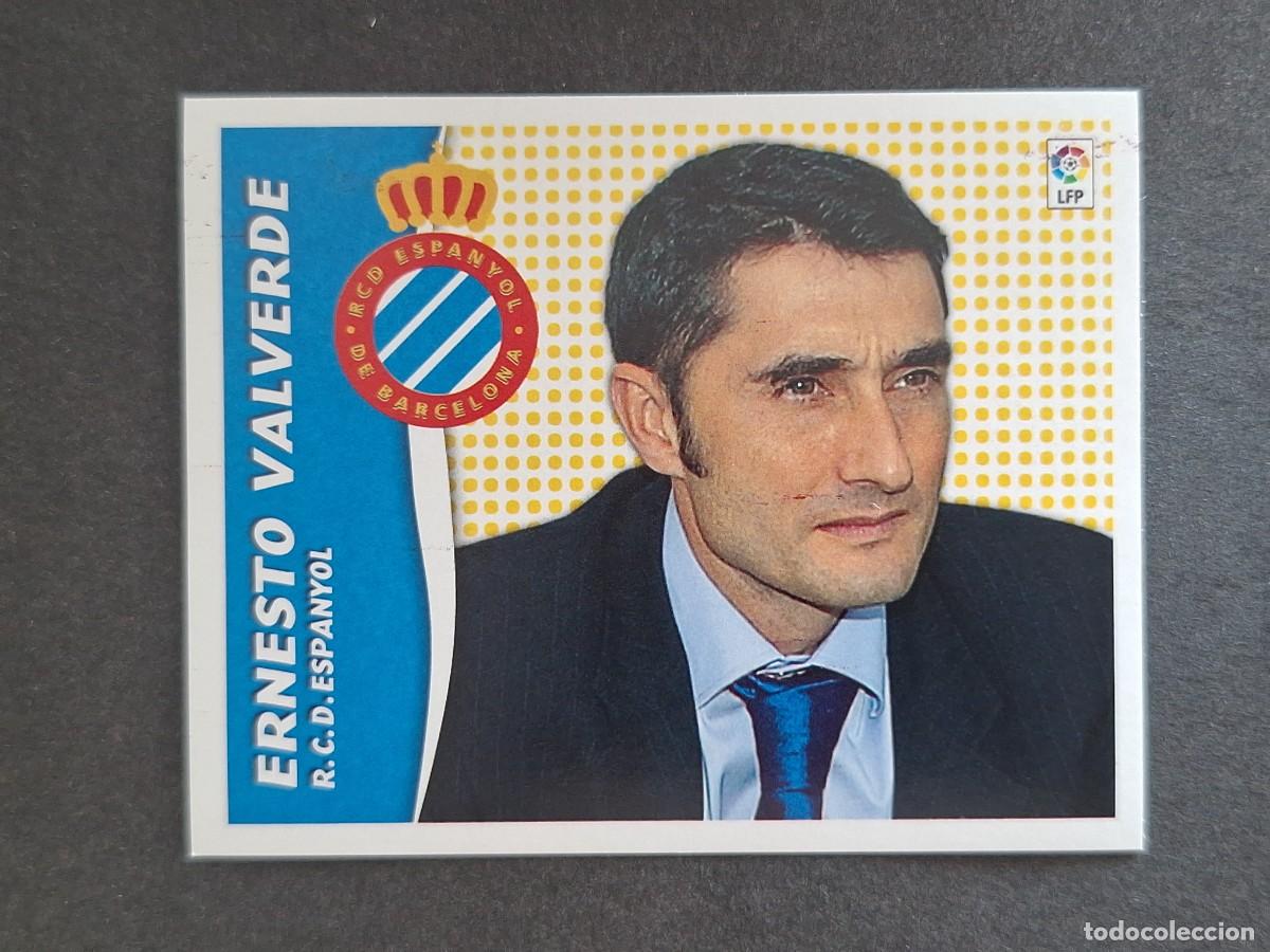 Cartes &agrave; collectionner de Football: L6 ERNESTO VALVERDE ENTRENADOR R. C. D. ESPA&Ntilde;OL LIGA ESTE 2006 2007 06 07 NUNCA PEGADO SIN PEGAR