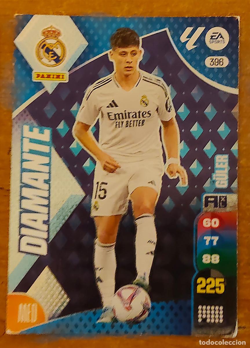 Cromos de f&uacute;tbol: PANINI - ADRENALYN 2024-25 (24 - 25) - DIAMANTE N&ordm; 396 - G&Uuml;LER - REAL MADRID