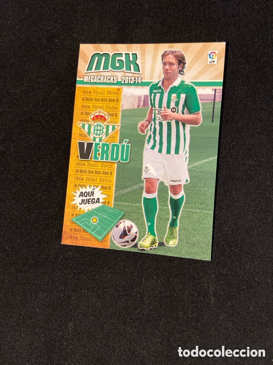 Cromos de f&uacute;tbol: VERDU 442 NUEVO FICHAJE (BETIS)