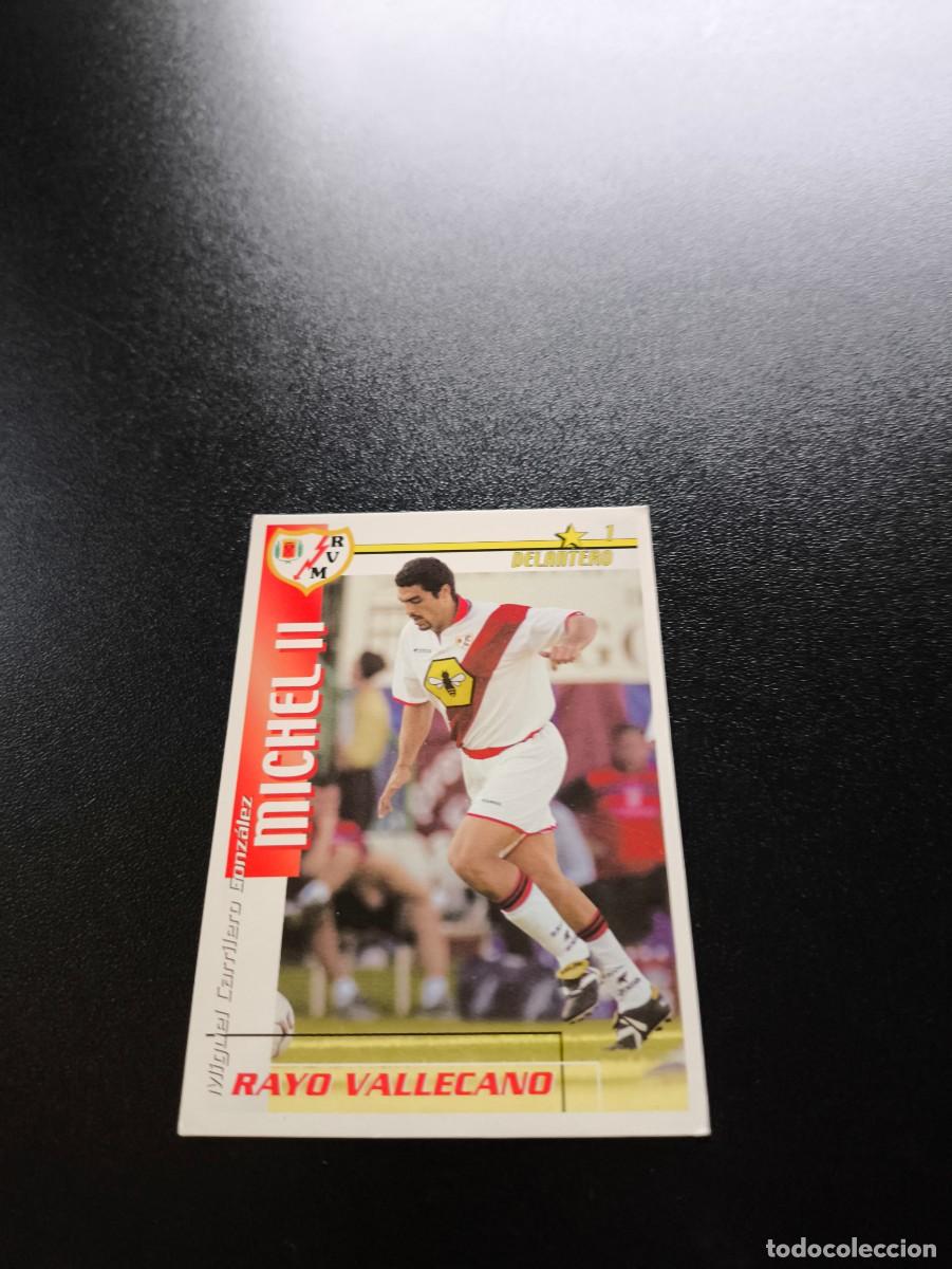 Cromos de f&uacute;tbol: Michel II RAYO VALLECANO FUTBOL MATCH TOTAL LIGA 2002 2003 02 03 NO PANINI ESTE ADRENALYN