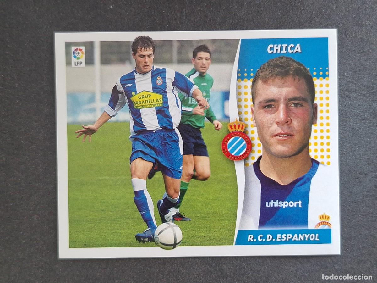 Cromos de f&uacute;tbol: L6 CHICA R. C. D. ESPA&Ntilde;OL LIGA ESTE 2006 2007 06 07 NUNCA PEGADO SIN PEGAR