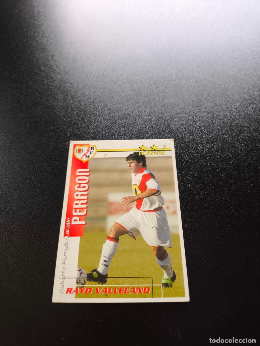 Cromos de f&uacute;tbol: Perag&oacute;n RAYO VALLECANO FUTBOL MATCH TOTAL LIGA 2002 2003 02 03 NO PANINI ESTE ADRENALYN