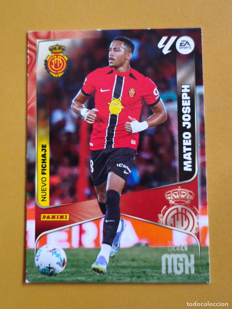 Cromos de f&uacute;tbol: mateo joseph, 2025 26 nuevo fichaje