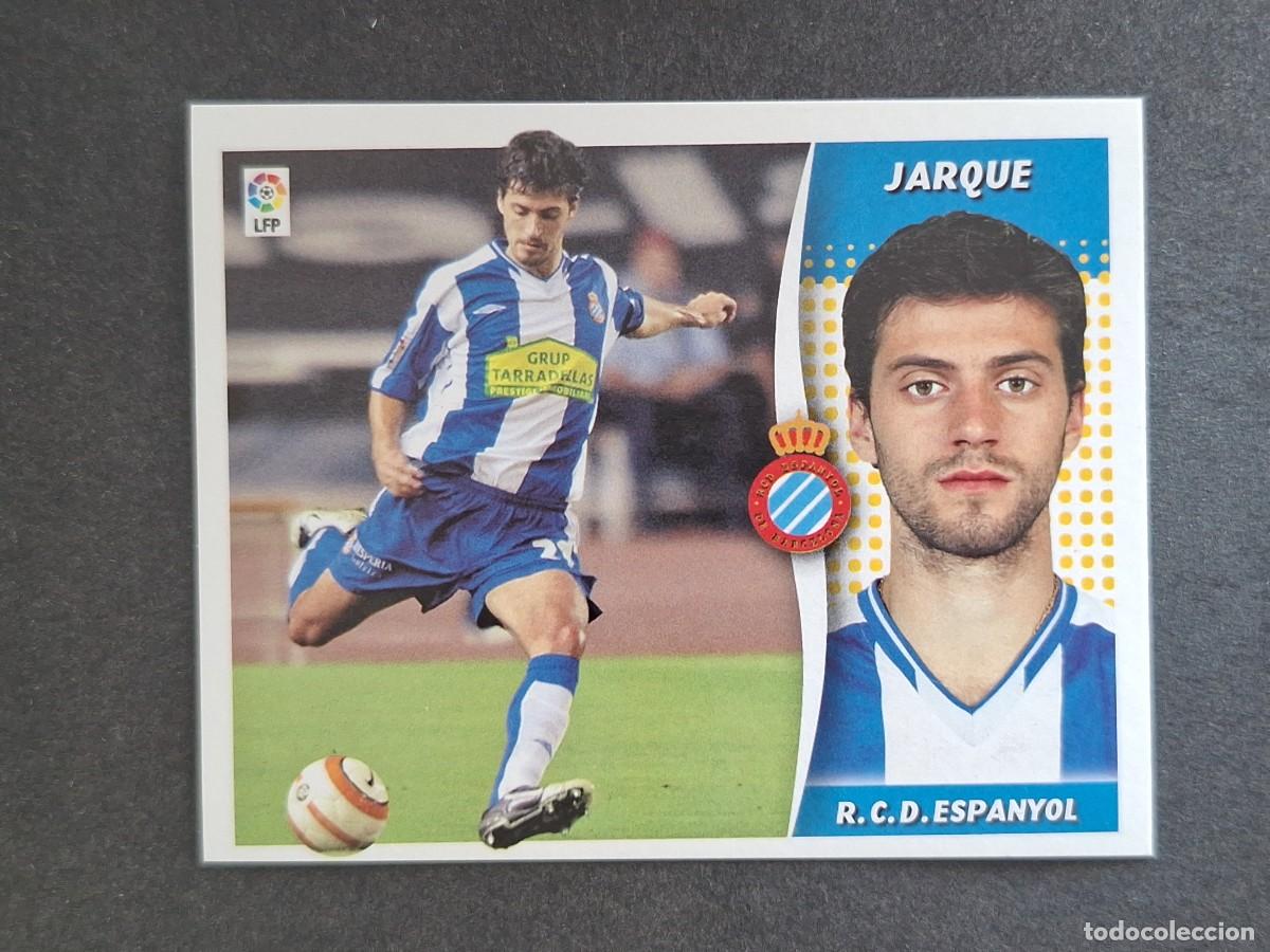 Cromos de f&uacute;tbol: L6 JARQUE R. C. D. ESPA&Ntilde;OL LIGA ESTE 2006 2007 06 07 NUNCA PEGADO SIN PEGAR