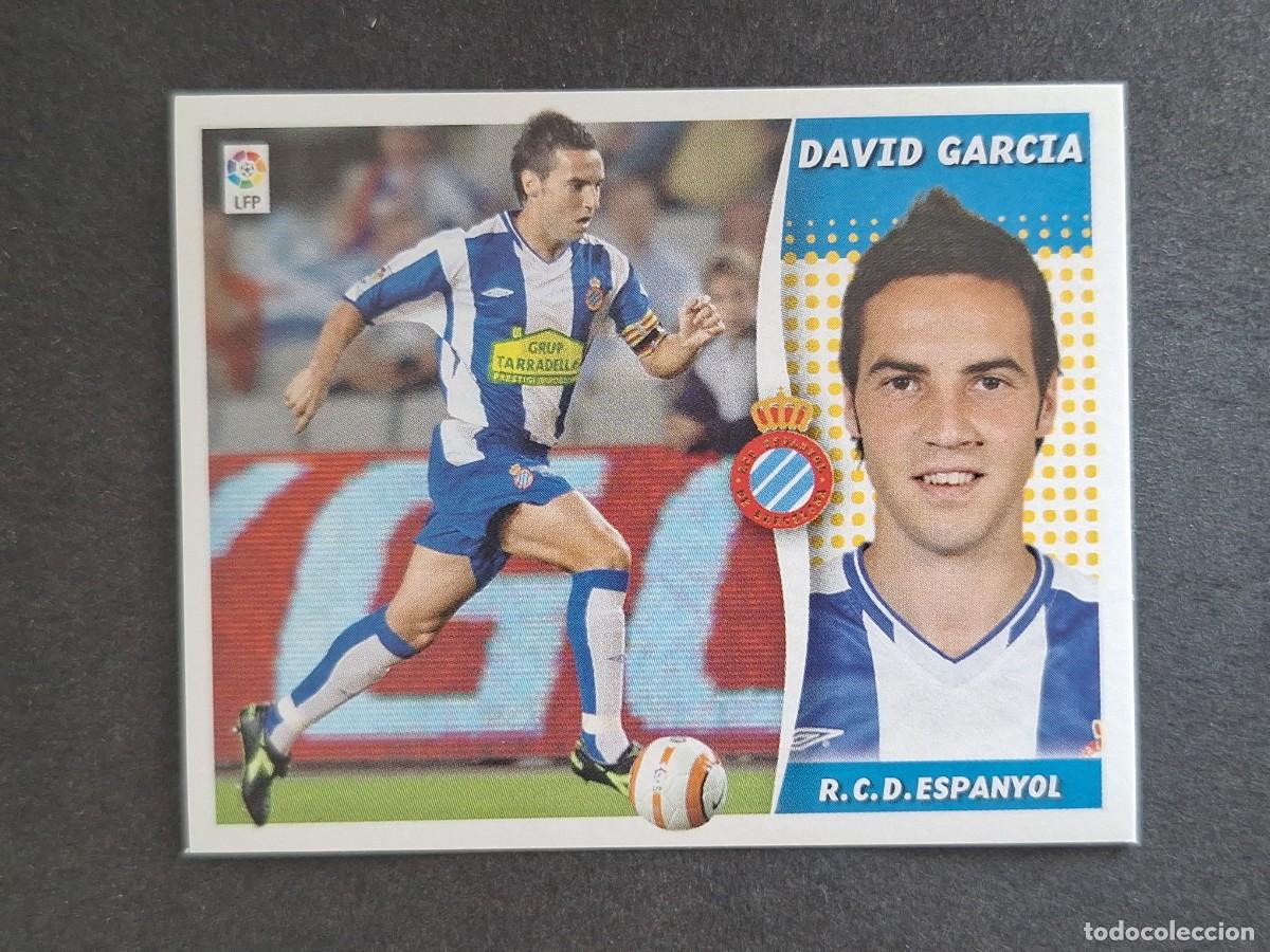 Cromos de f&uacute;tbol: L6 DAVID GARCIA R. C. D. ESPA&Ntilde;OL LIGA ESTE 2006 2007 06 07 NUNCA PEGADO SIN PEGAR