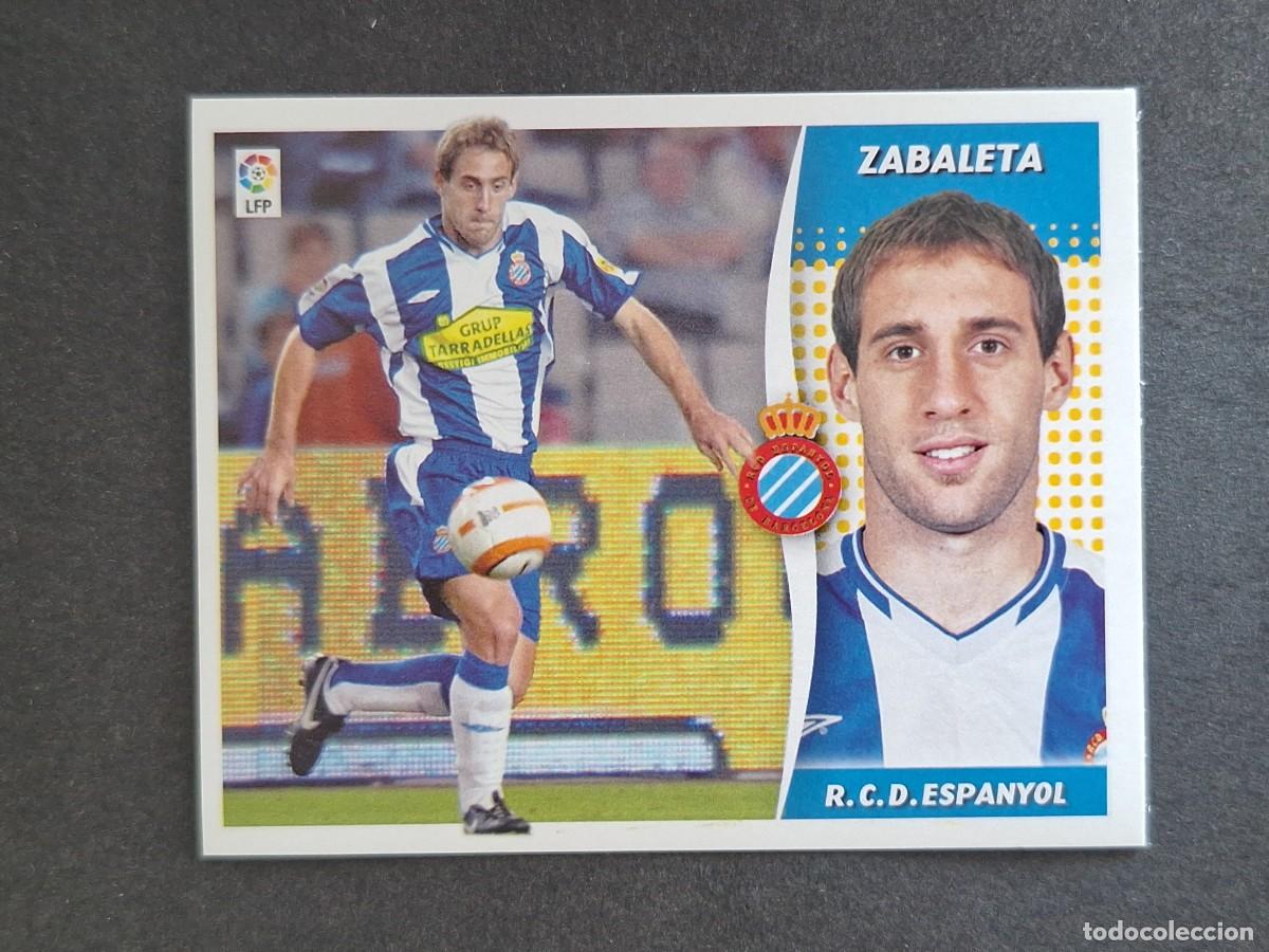 Cromos de f&uacute;tbol: L6 ZABALETA R. C. D. ESPA&Ntilde;OL LIGA ESTE 2006 2007 06 07 NUNCA PEGADO SIN PEGAR