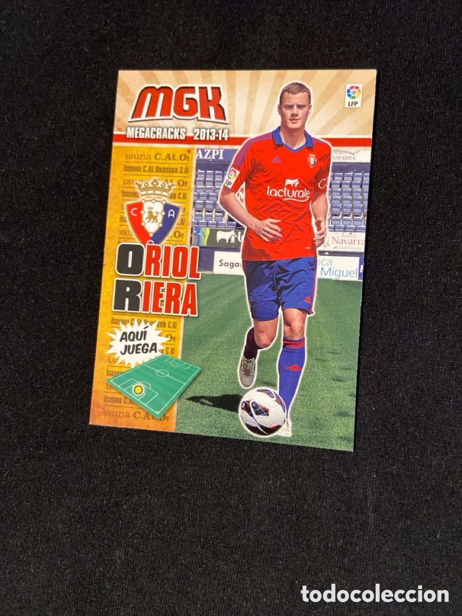 Cromos de f&uacute;tbol: ORIOL RIERA 444 NUEVO FICHAJE (OSASUNA)