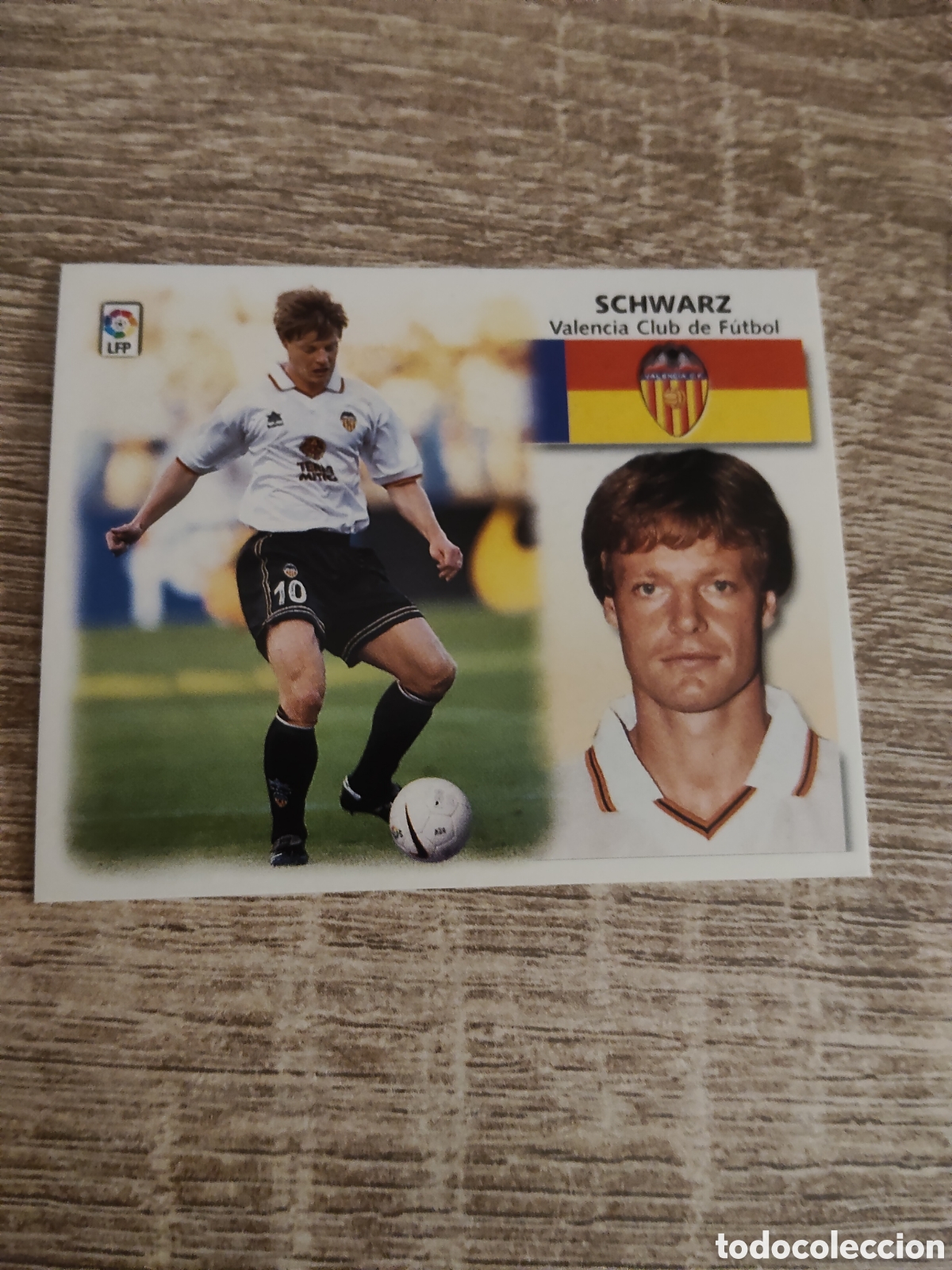 Cromos de f&uacute;tbol: Schwarz baja Valencia liga 1999 2000 99 00 ediciones este nuevo