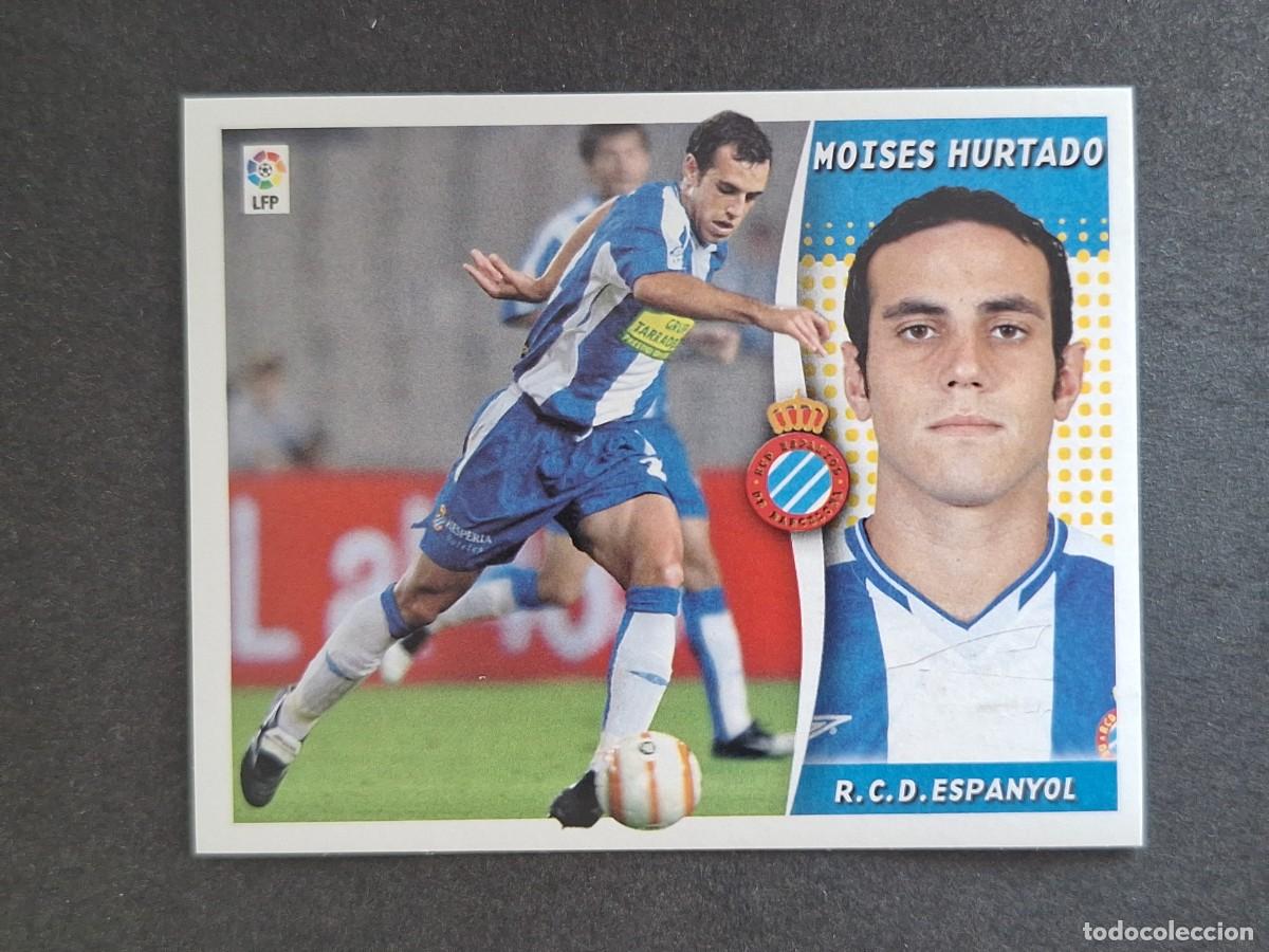 Fu&szlig;ball-Sticker: L6 MOISES HURTADO R. C. D. ESPA&Ntilde;OL LIGA ESTE 2006 2007 06 07 NUNCA PEGADO SIN PEGAR