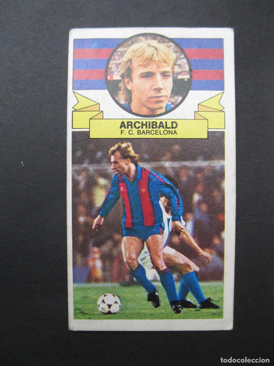 Fu&szlig;ball-Sticker: ARCHIBALD (F.C. BARCELONA) - CAMPEONATO DE LIGA 85/86 - EDICIONES ESTE.