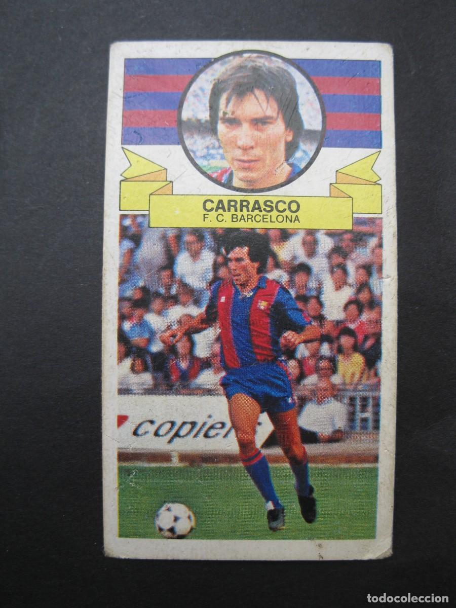 Fu&szlig;ball-Sticker: CARRASCO (F.C. BARCELONA) - CAMPEONATO DE LIGA 85/86 - EDICIONES ESTE.