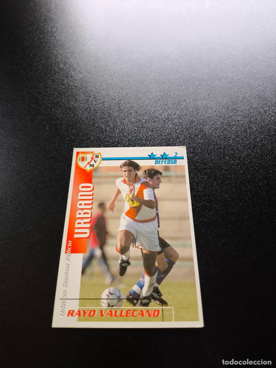 Fu&szlig;ball-Sticker: Urbano BAJA RAYO VALLECANO FUTBOL MATCH TOTAL LIGA 2002 2003 02 03 NO PANINI ESTE ADRENALYN