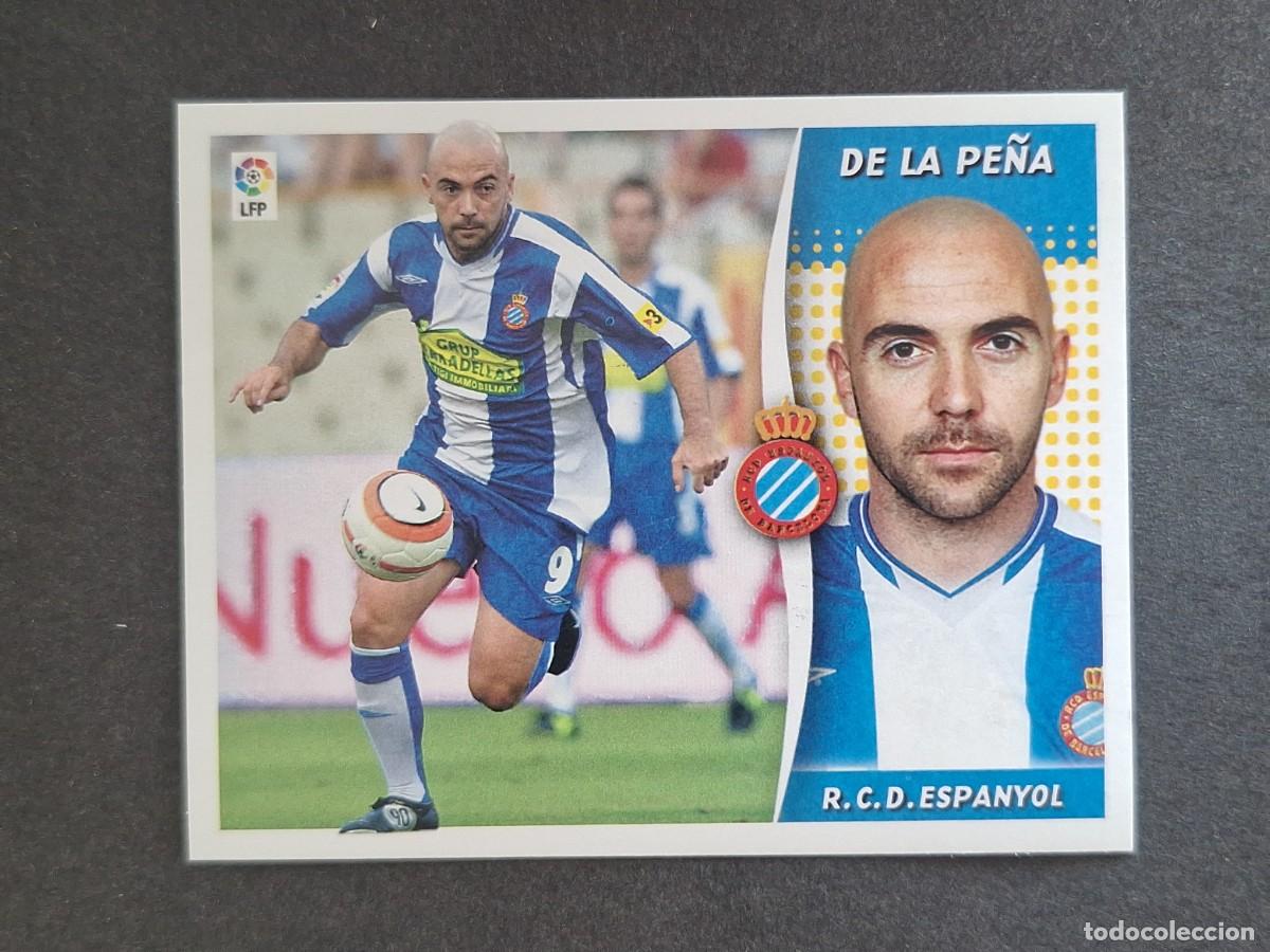 Fu&szlig;ball-Sticker: L6 DE LA PE&Ntilde;A R. C. D. ESPA&Ntilde;OL LIGA ESTE 2006 2007 06 07 NUNCA PEGADO SIN PEGAR