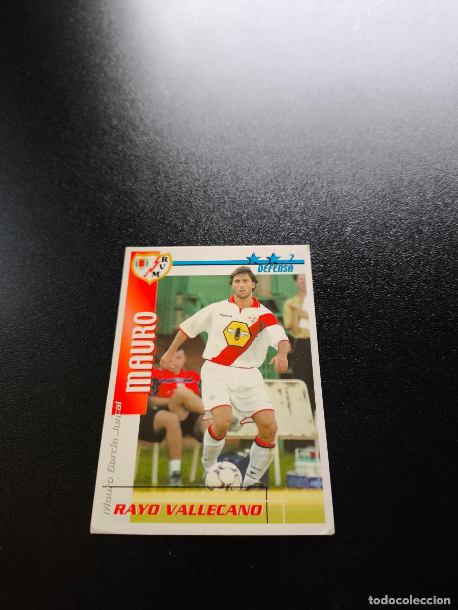 Cromos de f&uacute;tbol: Mauro RAYO VALLECANO FUTBOL MATCH TOTAL LIGA 2002 2003 02 03 NO PANINI ESTE ADRENALYN